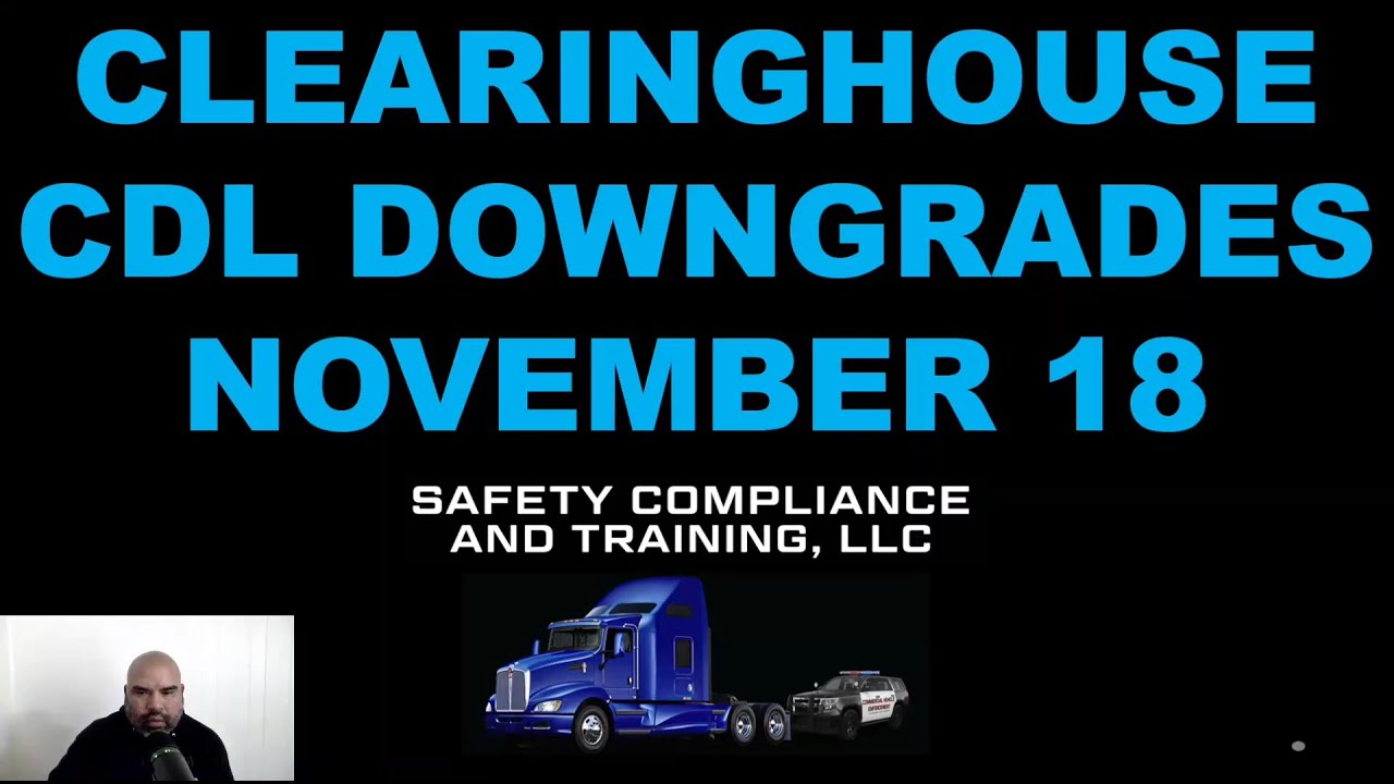 FMCSA Downgrades Explained! CDL drivers who have previously tested positive will be impacted!