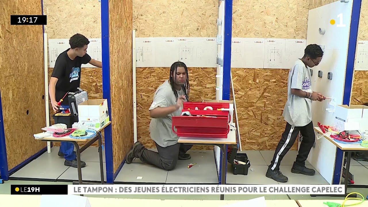 Les apprentis électriciens s'affrontent dans un concours