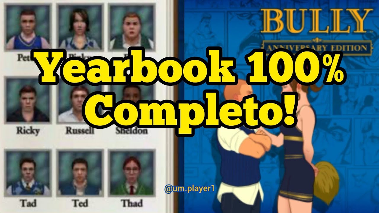 Todas as Fotos do anuário para completar o Bully 100% | @VictorLealGames