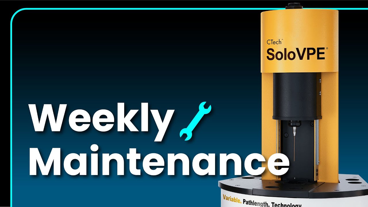 PATsmart SoloVPE System - Weekly Maintenance