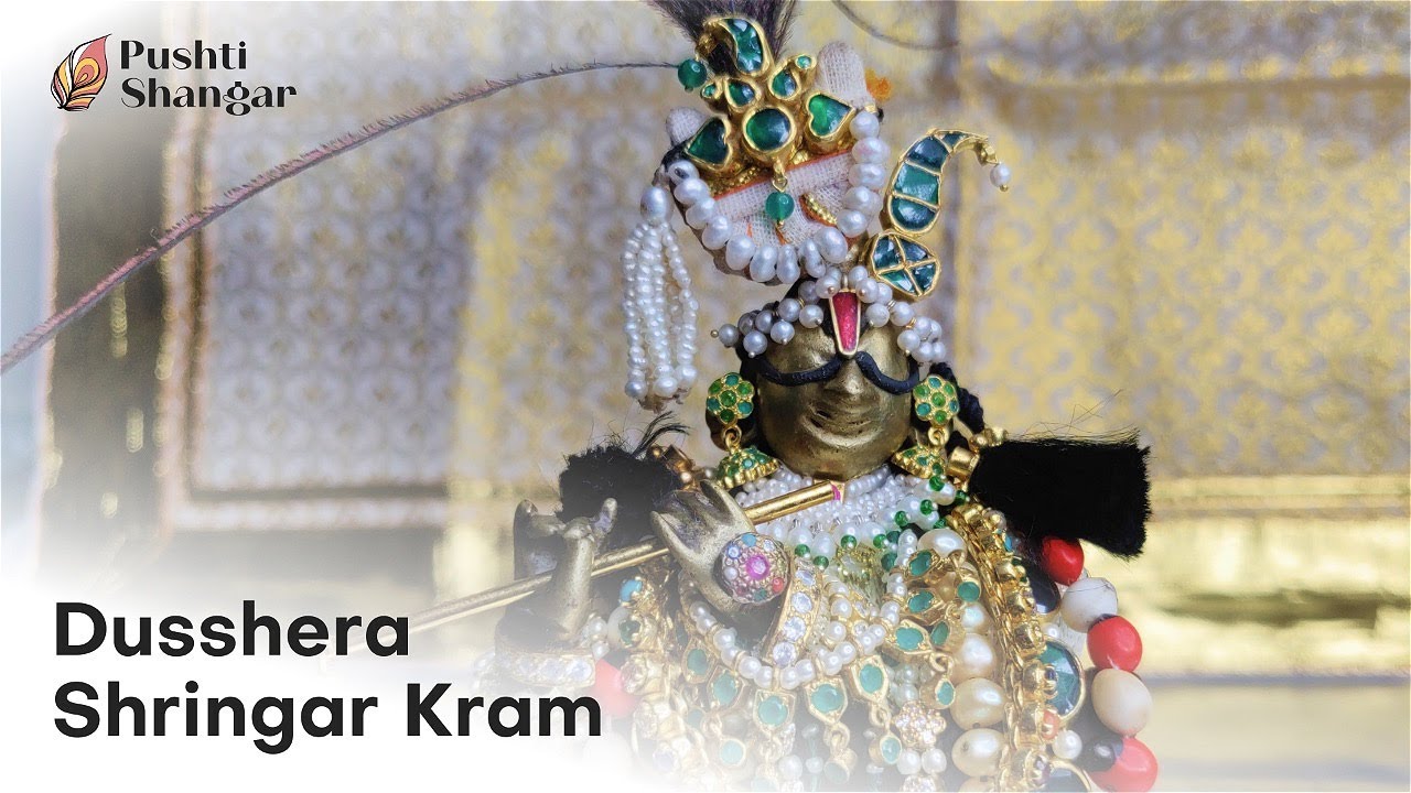 Dusshera Shringar Kram | Shri Madanmohanlalji Swaroop | Pushtimarg Kram