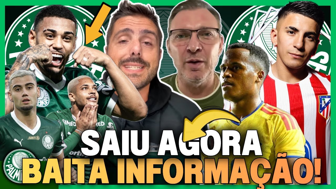 VELLOSO E NICOLA TRAZEM NOTÍCIAS EXCLUSIVAS DE MERCADO DO PALMEIRAS | VEJA AGORA!