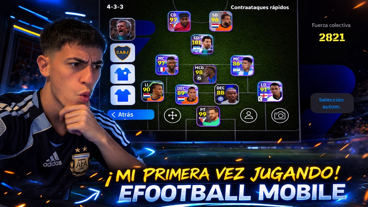 JUEGO EFOOTBALL MOBILE POR PRIMERA VEZ! | DIRECTO EFOOTBALL MOBILE 2026