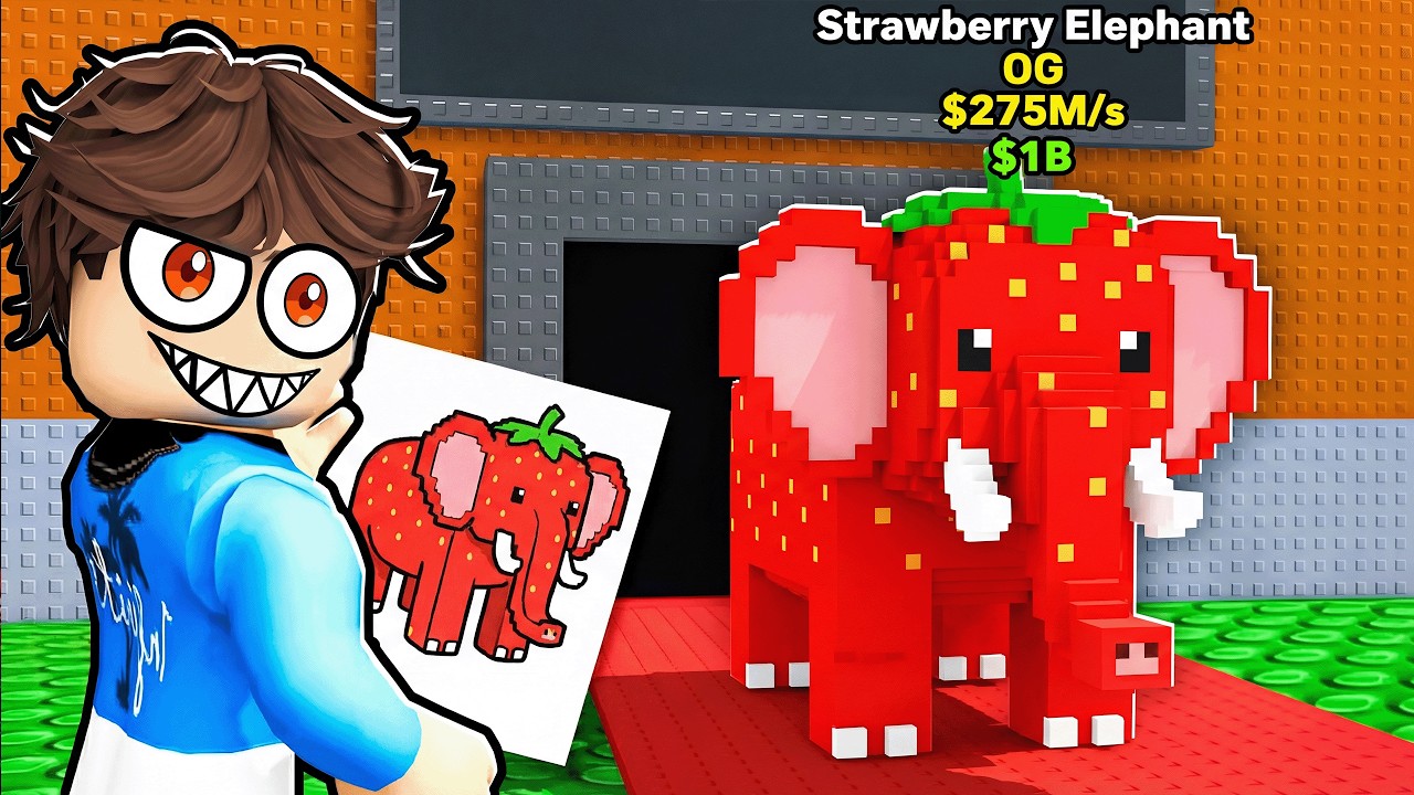 Everything I Draw Comes To LIFE in Steal a Brainrot!