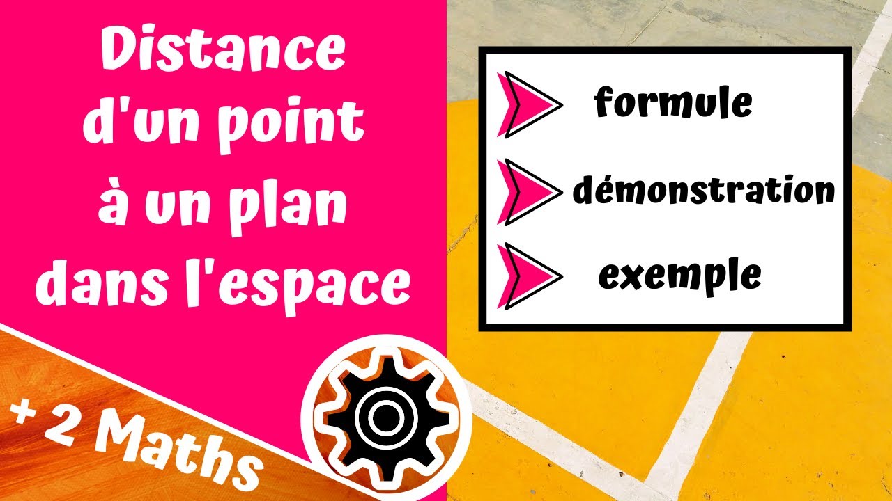 Distance d'un point à un plan dans l'espace