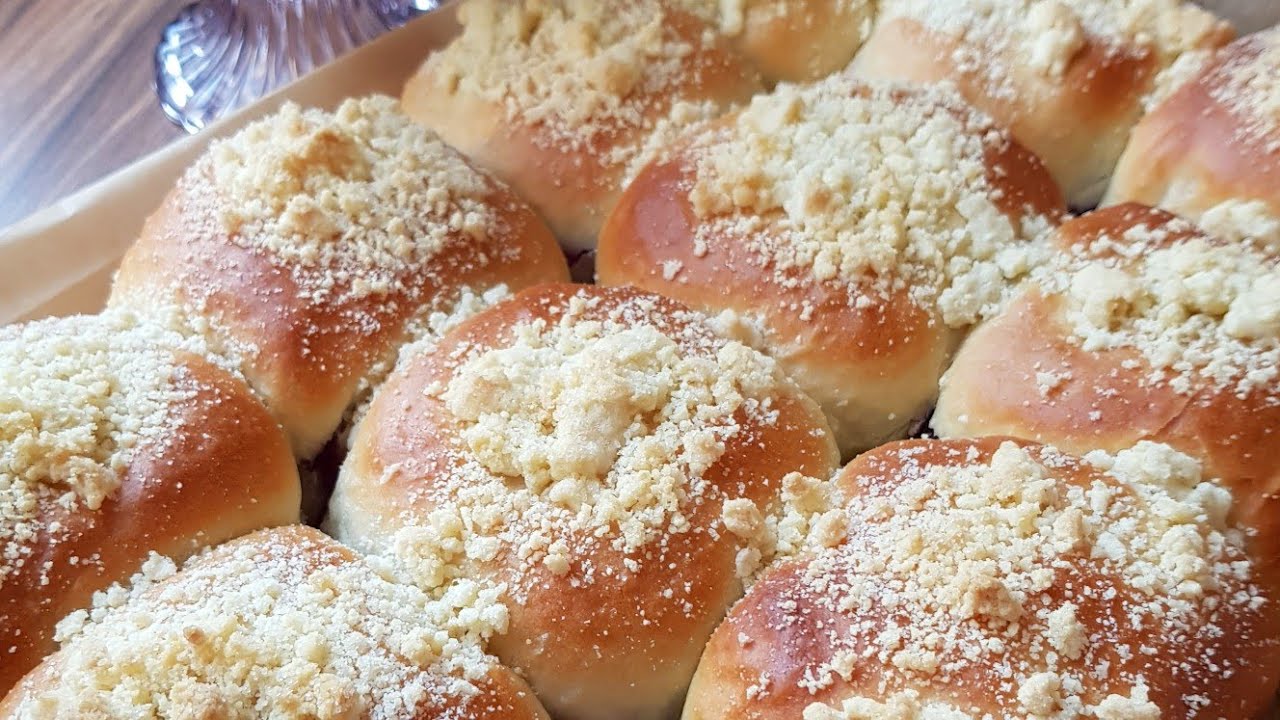 Булочки с черникой рецепт с термомикс /thermomix