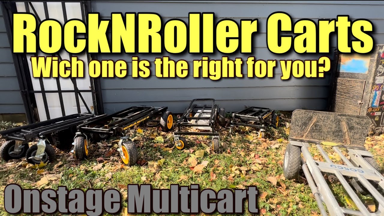 RockNRoller Multicart | Best Trolly for 2025 | Filmcart | Trolly Cart | Video and sound Cart