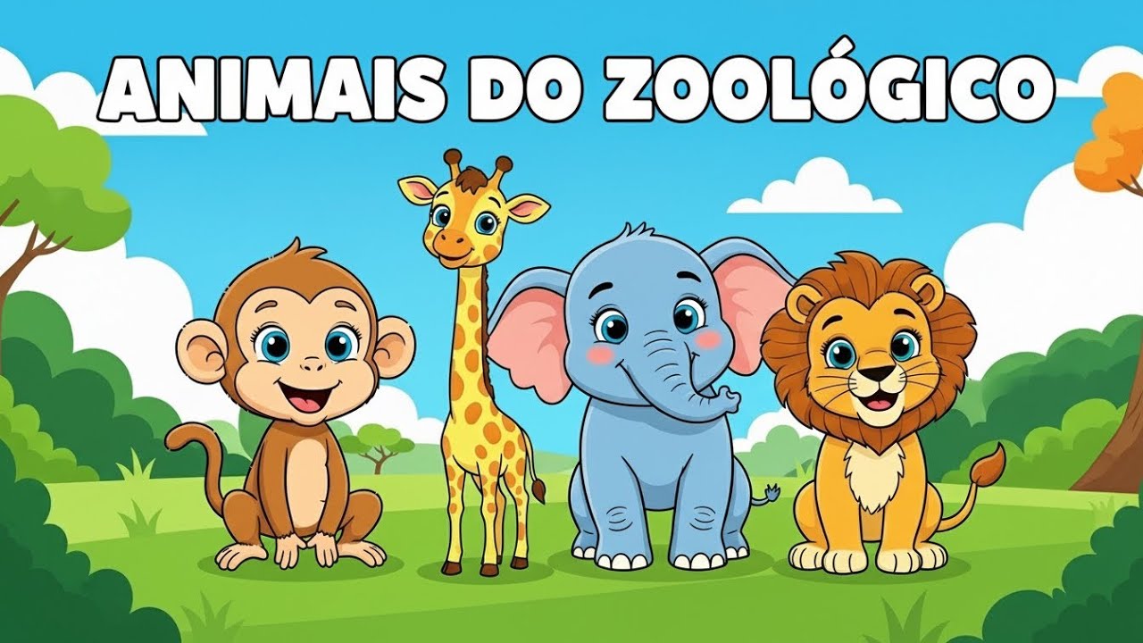 Animais do Zoológico - Música Infantil para Crianças sobre animais 