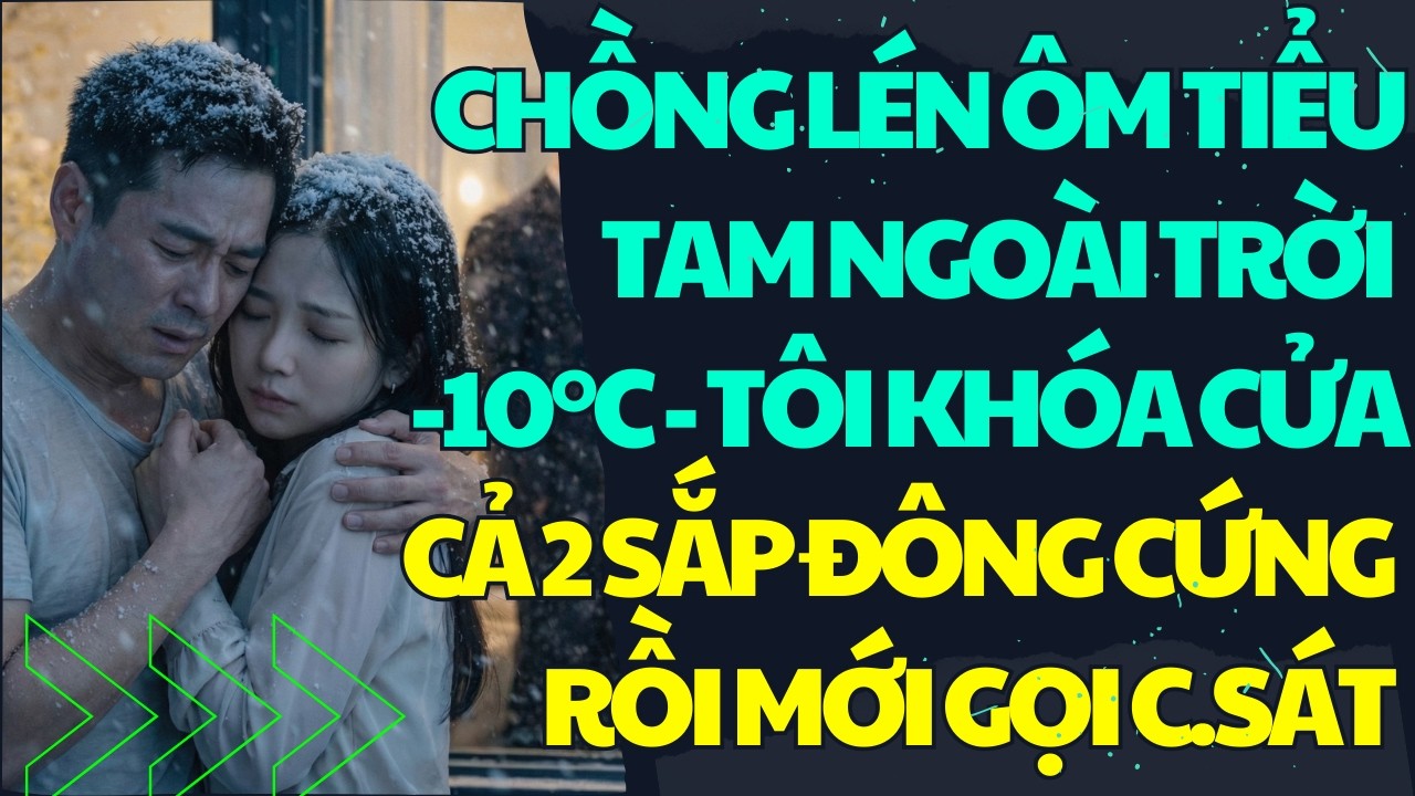 CHỒNG LÉN Ô.M TIỂU TAM NGOÀI TRỜI -10°C - TÔI KHÓA CỬA CẢ 2 SẮP Đ.ÔNG C.ỨNG RỒI MỚI GỌI C.SÁT