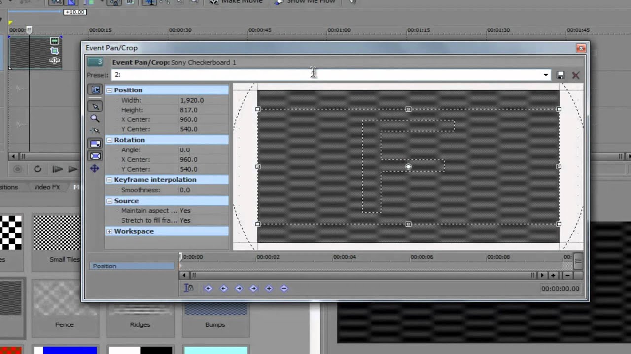 How To Get The Cinema 2.35:1 Aspect Ratio In Sony Vegas (any version)