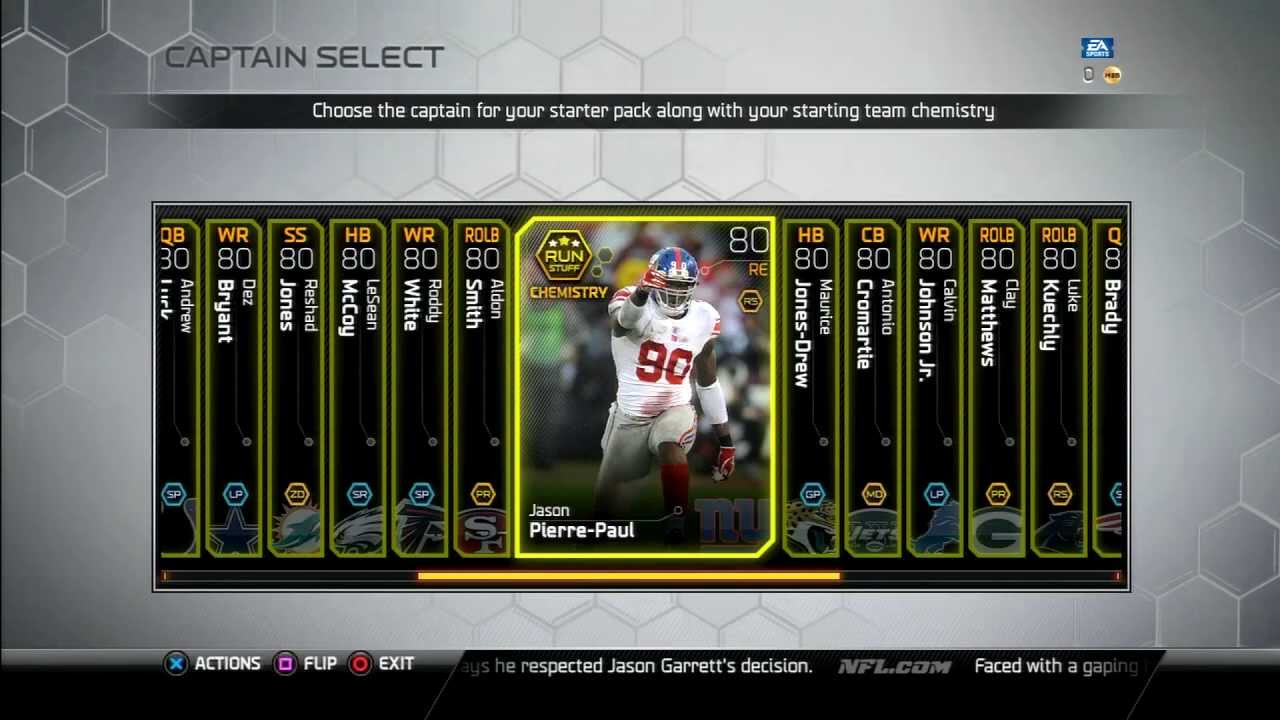 Madden 25 Madden Ultimate Team Part 1 Captain Choosing!
