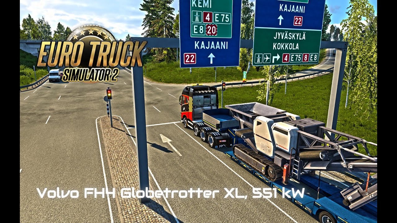 ETS2 | DLC Nordic Horizons | Finlandia | Volvo FH4 Globetrotter XL, 551 kW