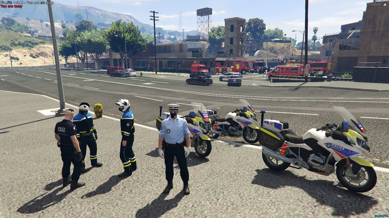 [FR] Un convoi Présidentielle sur LoftParis_V2 || FivePD (FiveM)