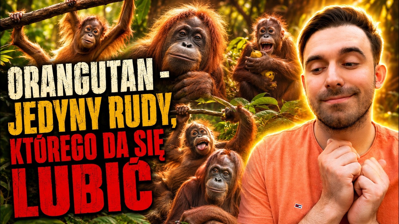 Orangutan - jedyny rudy, kt&oacute;rego da się lubić