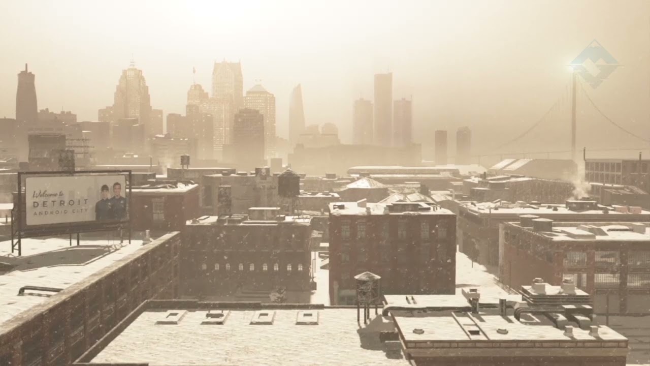 Detroit. Become Human. City Ambience. White Noise. Music for Sleep