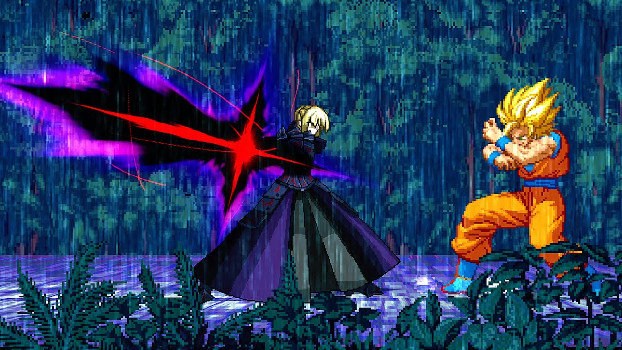 Goku Vs. Saber Alter - King of Knights