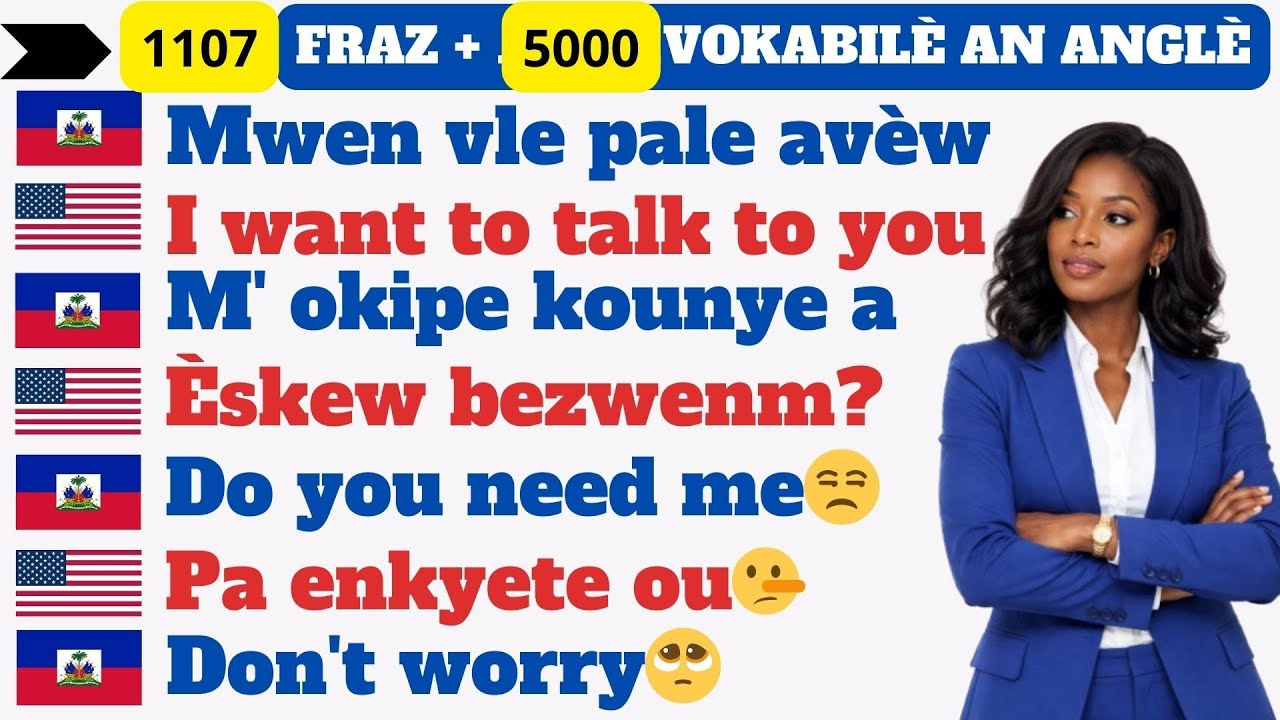 KOU ANGLÈ ONLINE 24/24 -APRANN PALE ANGLAIS RAPID -APRANN PALE ANGLÈ -KOU ANGLAIS -PALE ANGLÈ