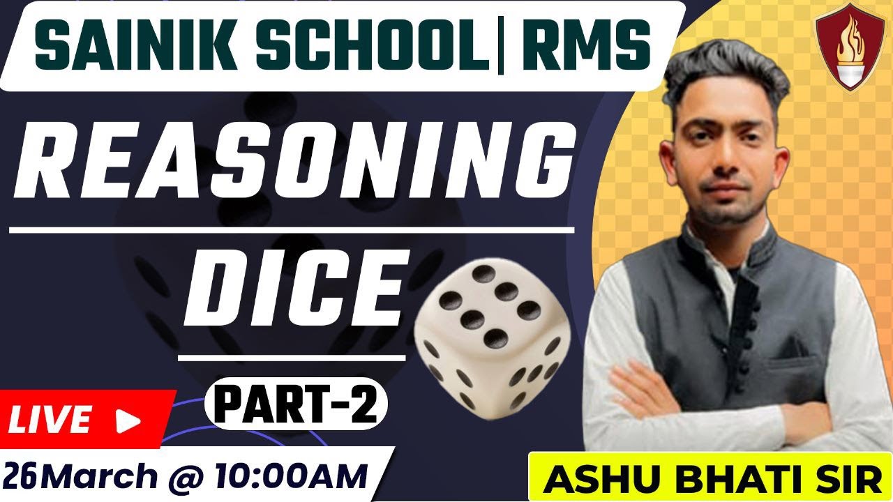 Reasoning Class | Dice Reasoning Tricks | Reasoning Questions | Sainik School Coaching