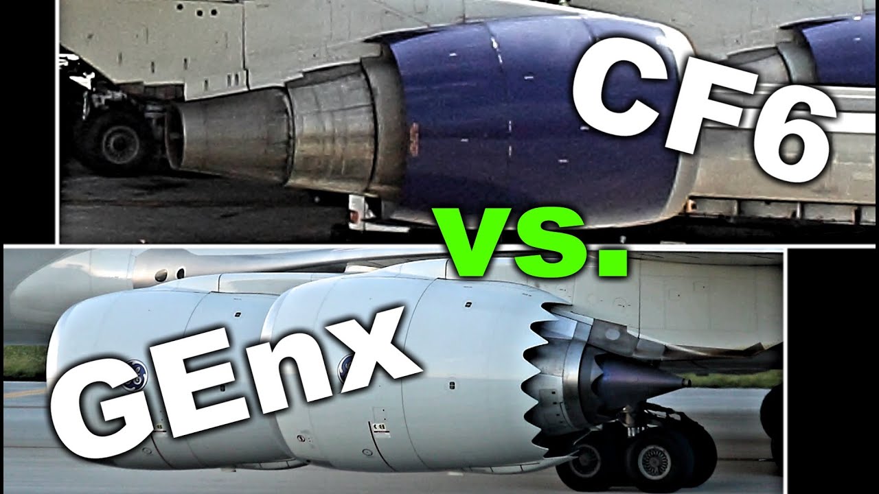 {TrueSound}™ GEnx vs. CF6 Takeoff Sound Comparison! Boeing 747 Showdown!
