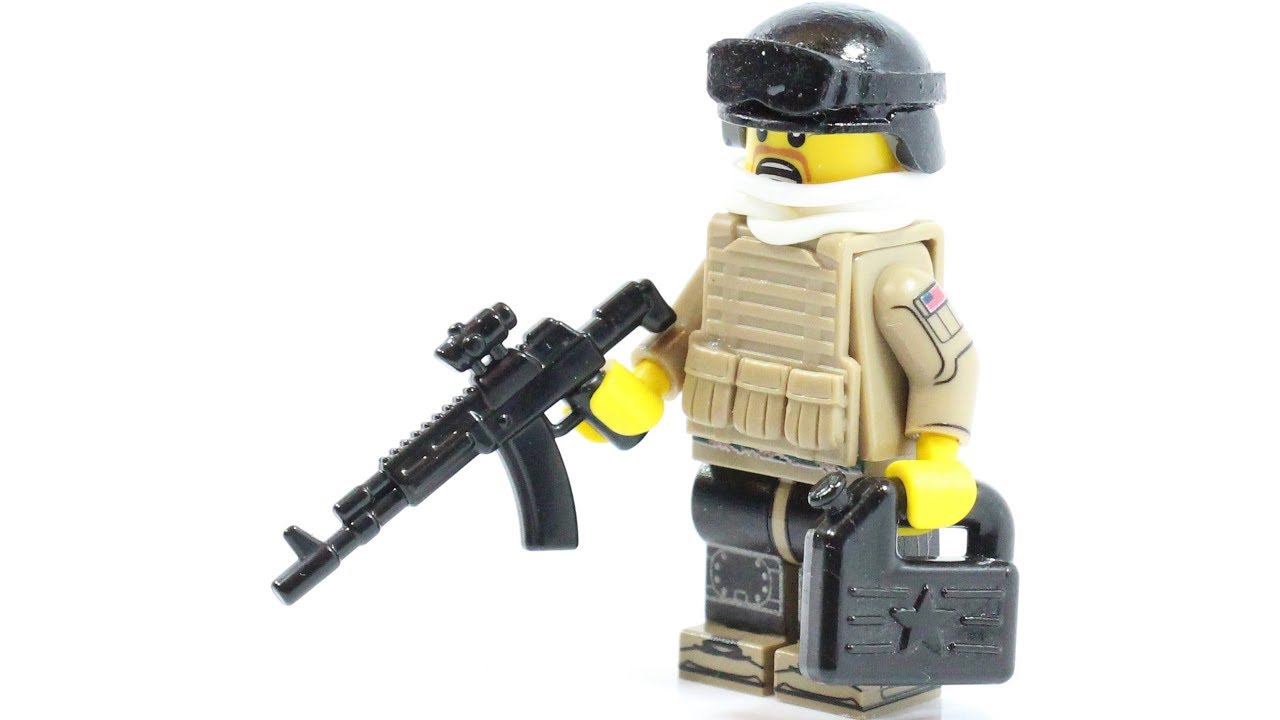 10 Minute Custom LEGO Military Minifigure! Modern Assault Soldier