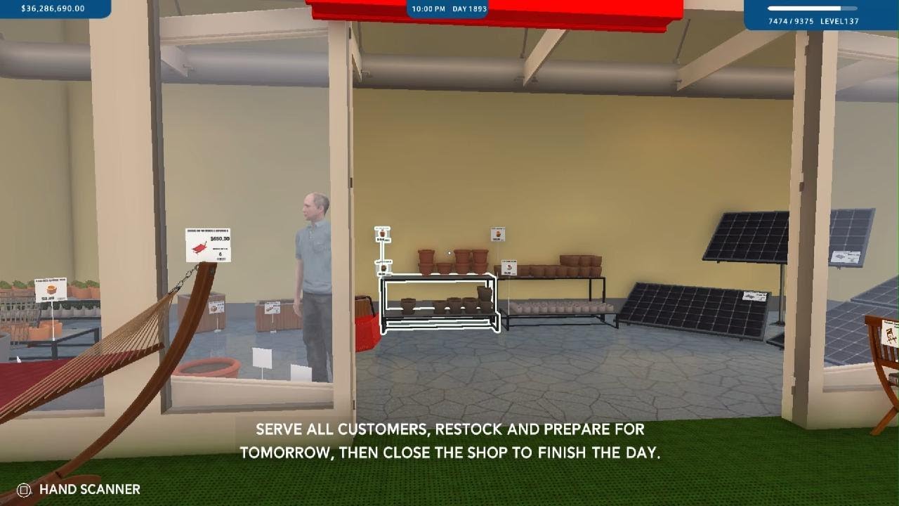 HyperMarket Simulator new floor layout.