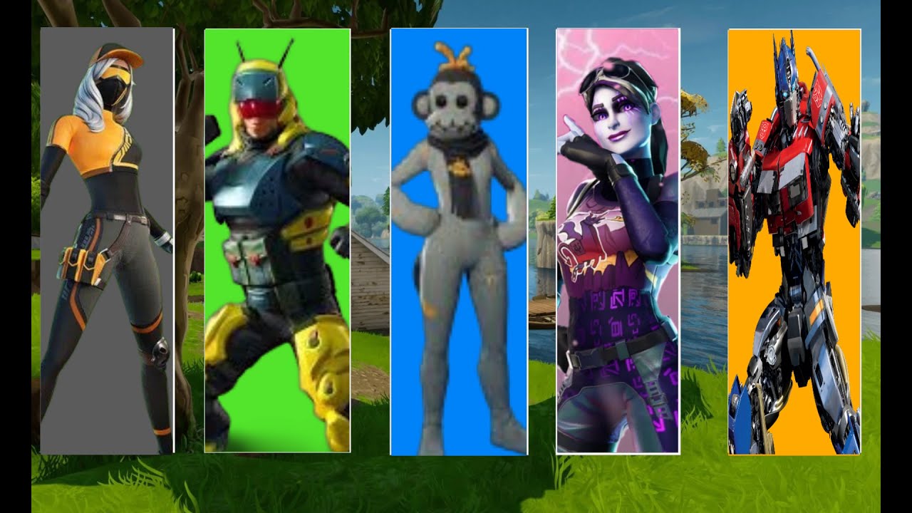The *RANDOM* fortnite skin challenge