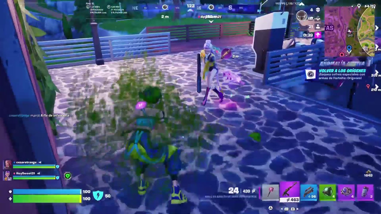 FORTNITE con cesarstrange y sweet