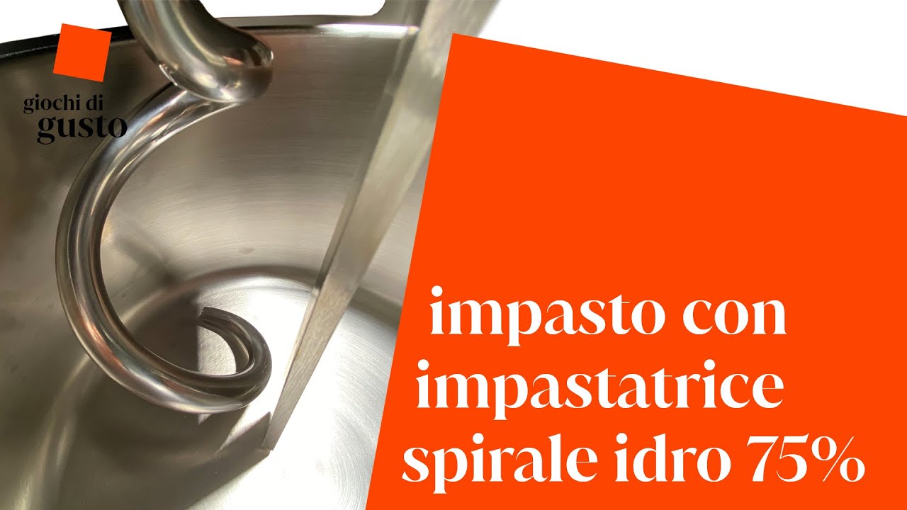 Impasto con impastatrice a spirale ad alta idratazione step by step