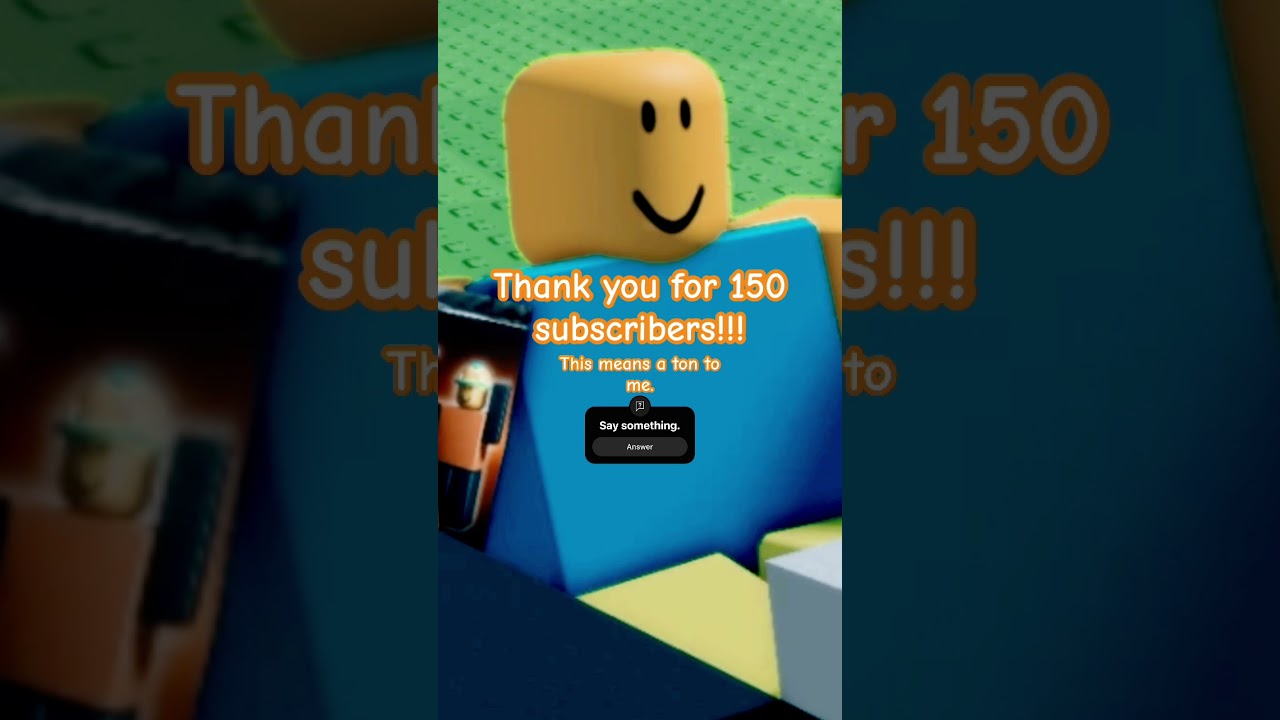 Thank you for 150 subs! #forsaken #roblox #minecraft #thankyou #innovationincfanclub