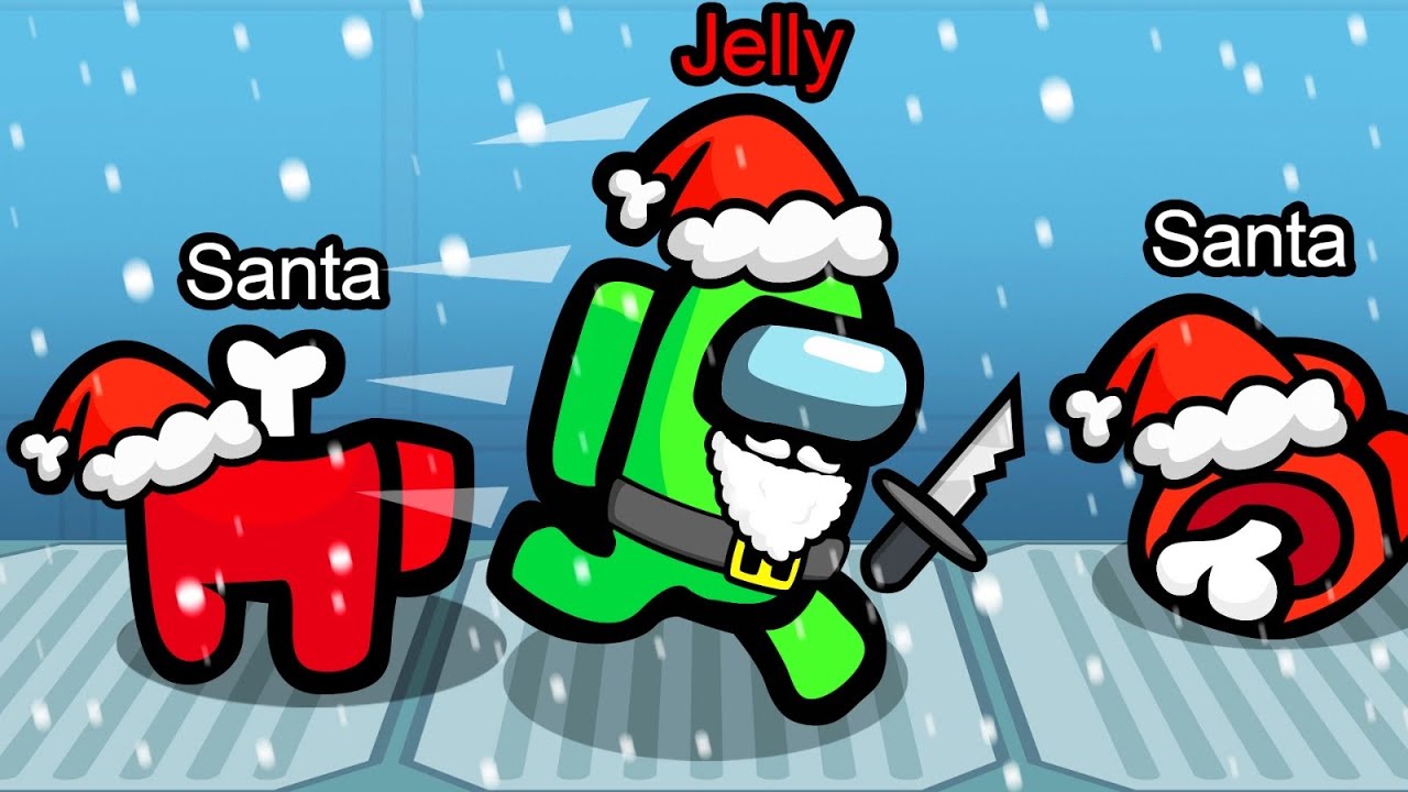 RUN From THE GRINCH In AMONG US! (Santa vs. Grinch)