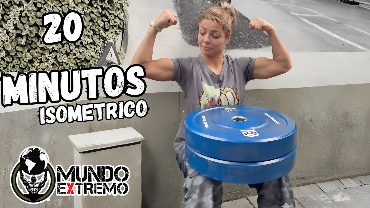 Chica de Bogotá aguanta más de 5 minutos en isometría con peso😱