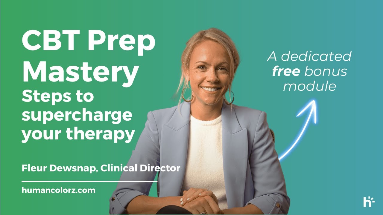 Free Bonus Video module: CBT Prep Mastery - Getting the best from CBT