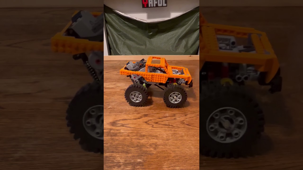 Ridiculous Lego Technic Pickup Truck Suspension Upgrades