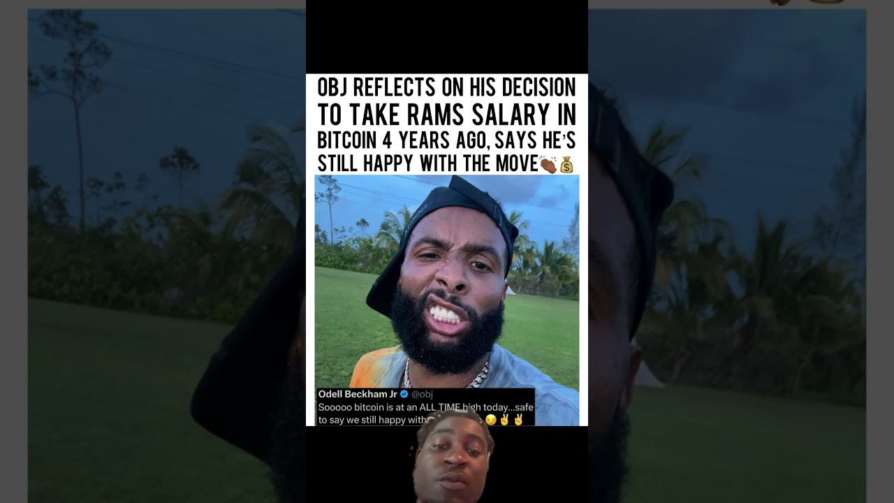 OBJ happy with decision to get paid in Bit Coin with Rams 4 years ago #shorts #reels