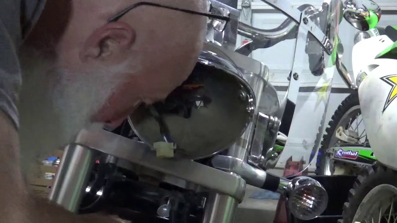Motorcycle Headlight Replacement & Upgrade- Brighter Halogen Bulb- Avoiding LED and High Watt Bulbs