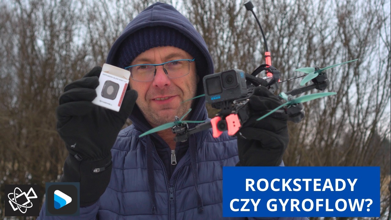 Kolejna akcja zakończona na drzewie || stabilizacja ujęć FPV: RockSteady vs. GyroFlow
