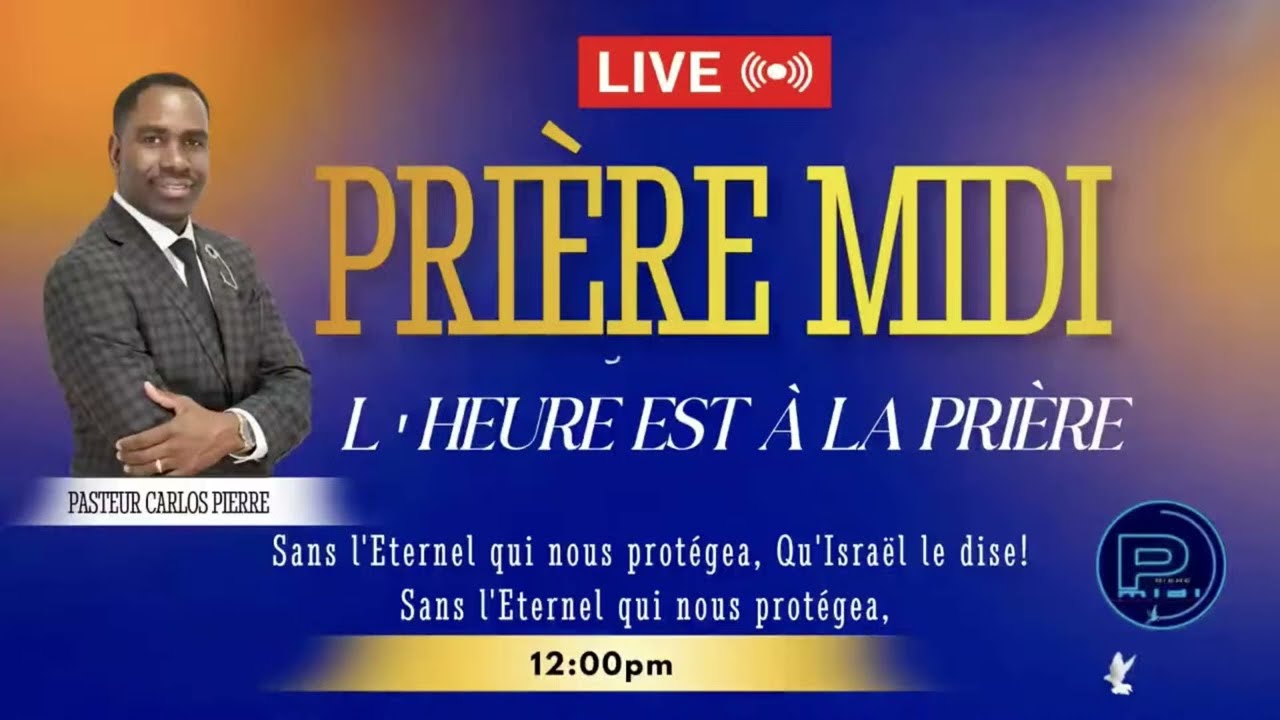 PRIÈRE MIDI EN DIFFÉRÉ | Bondye ka fè l pou ou | MONTE MONTE VIN PRIYE