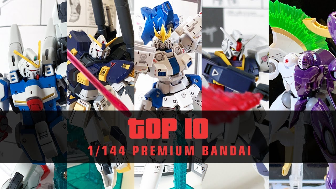 Рейтинг 10 ЛУЧШИХ премиум-видео Bandai в одном видео (HG и RG версии)