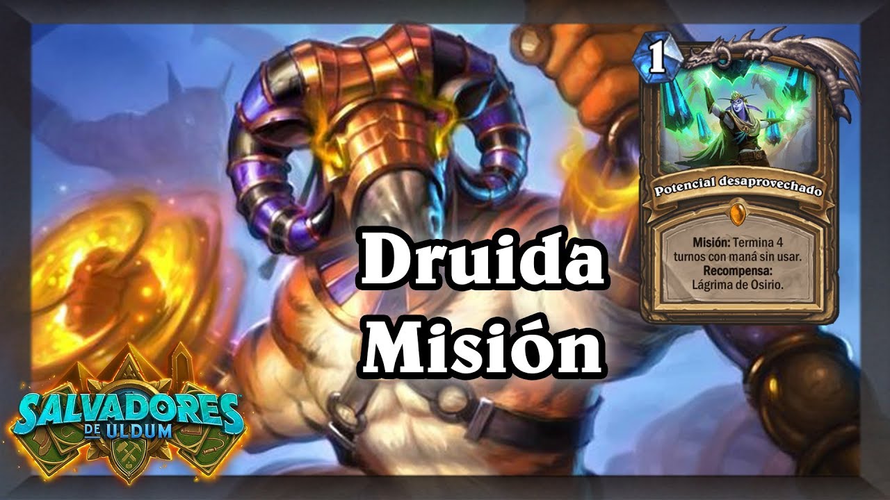 El deck del top 1 Leyenda: Druida Misión