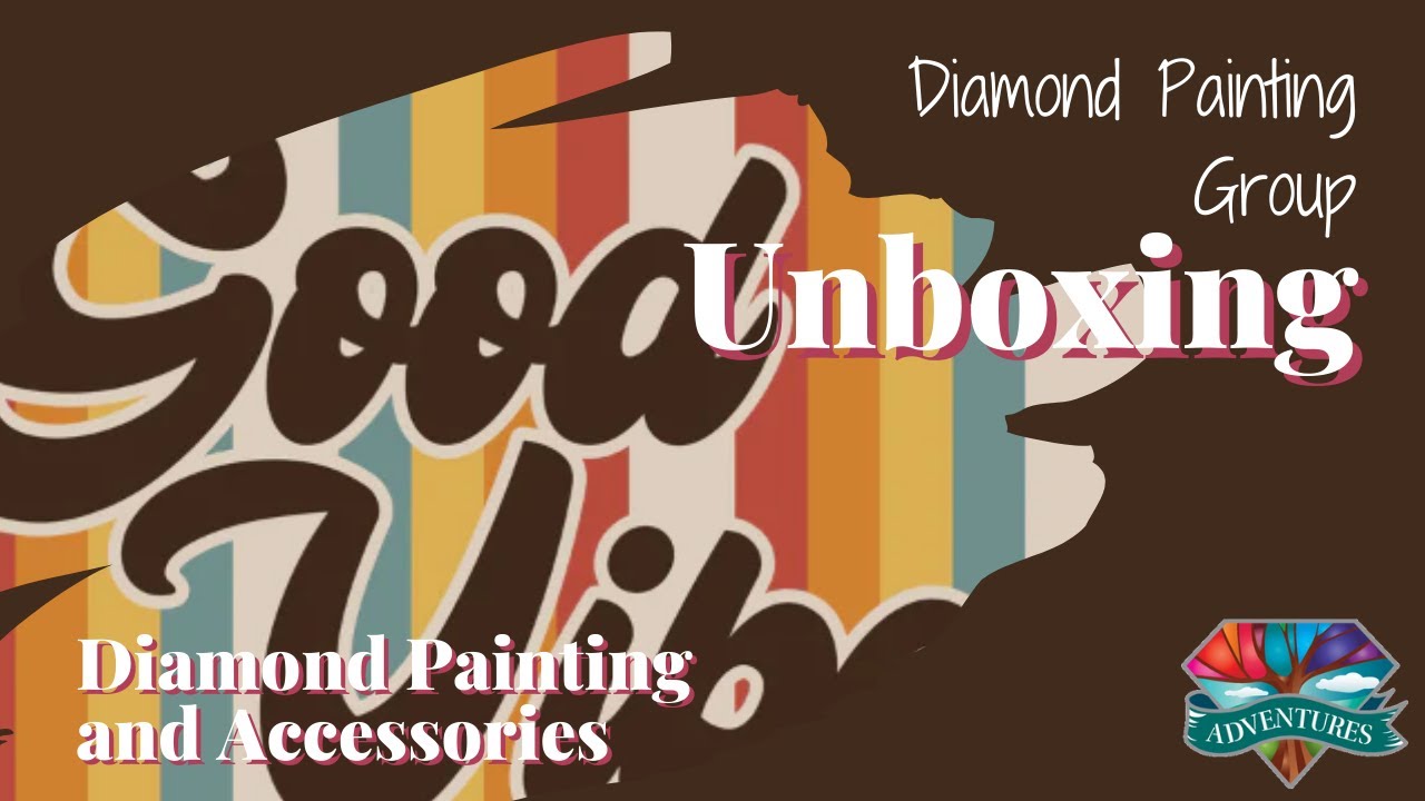 THE DIAMOND PAINTING GROUP UNBOXING - New to me US company 💎 diamond painting 💎