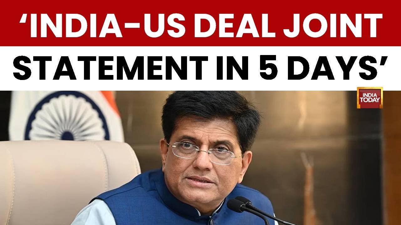 Piyush Goyal Confirms India-US Trade Pact Signing Targeted For Mid-March | Business Today