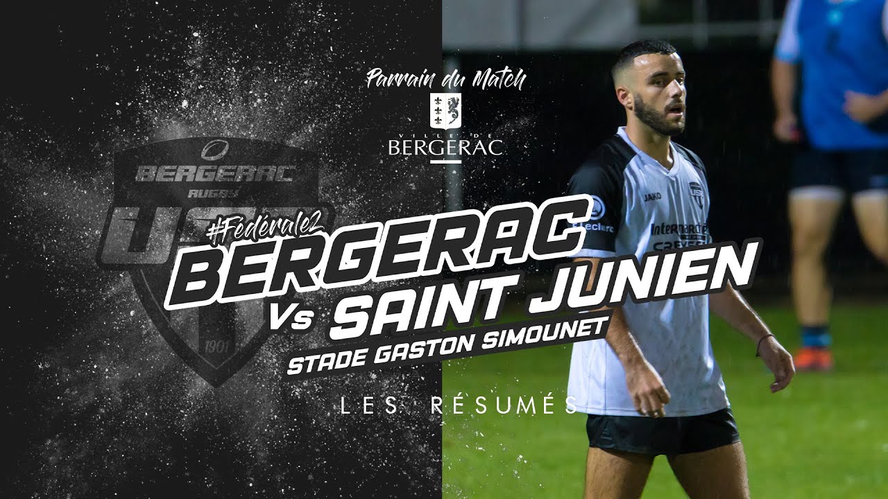 US Bergerac Rugby vs St Junien - Les résumés ( Réserve / Fédérale 2)