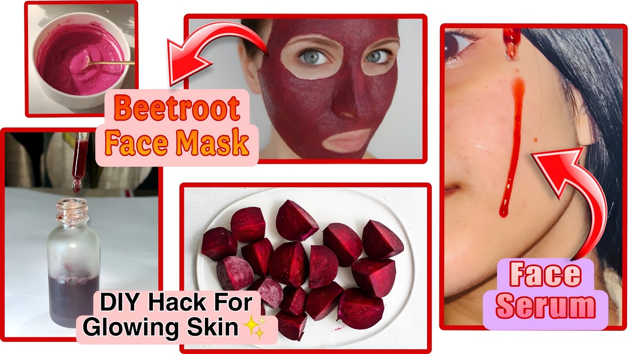 DIY Beetroot Face Mask & Serum | Secret to Glowing Skin Naturally! 💖🧿✨