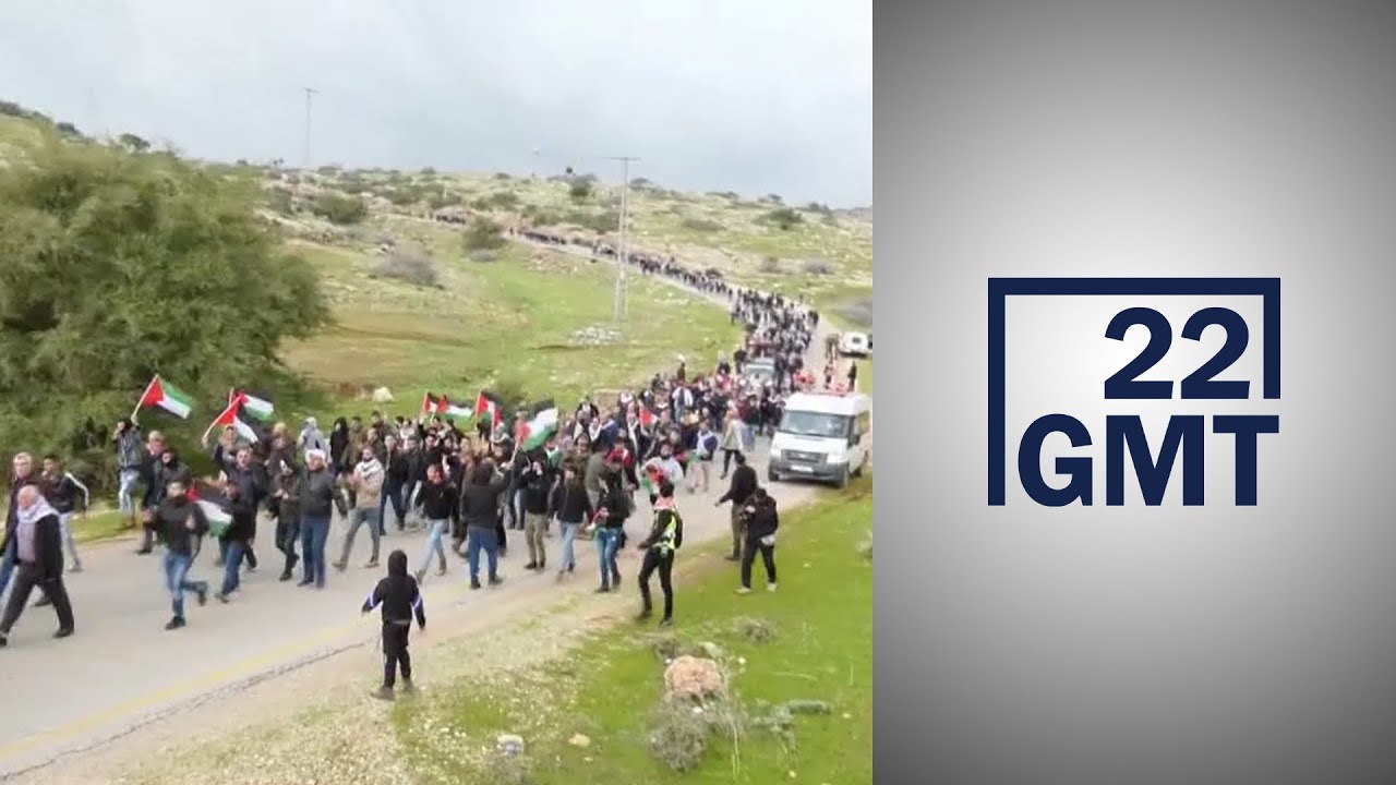 مظاهرات في غور الأردن رفضا لخطة الأمريكية للسلام