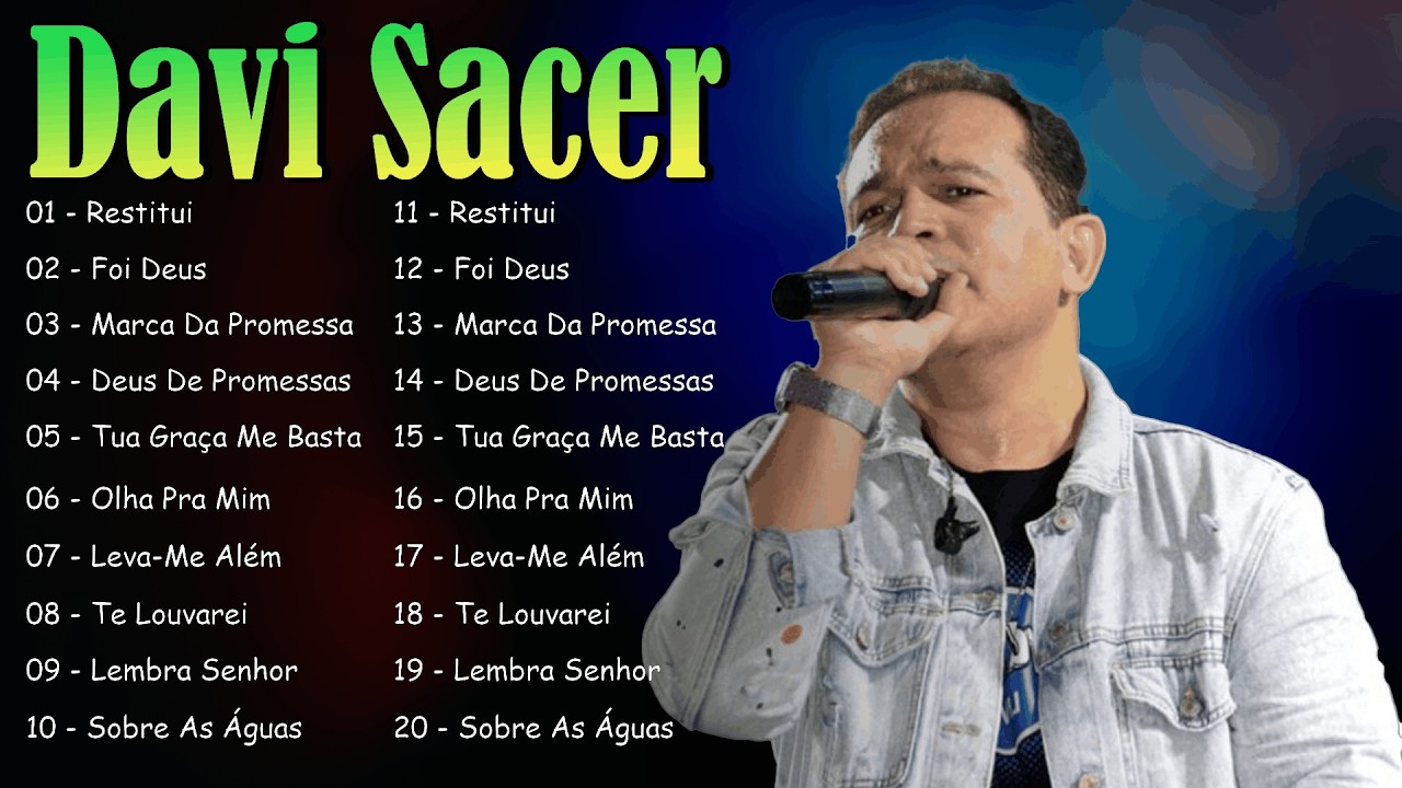 Sobre As Águas, Deus de Promessas,.. DAVI SACER || As melhores músicas gospel de 2026