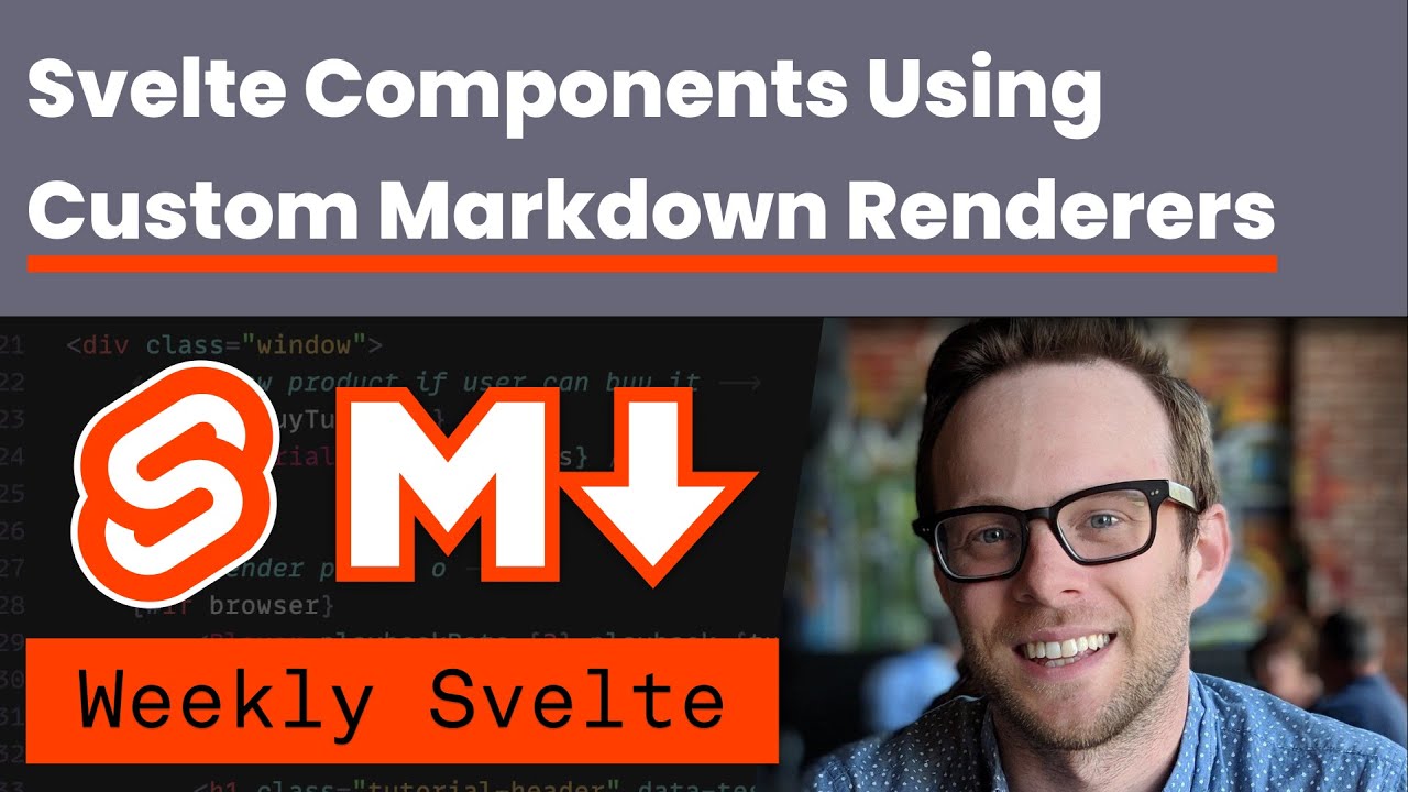 Svelte Components Using Custom Markdown Renderers - Weekly Svelte