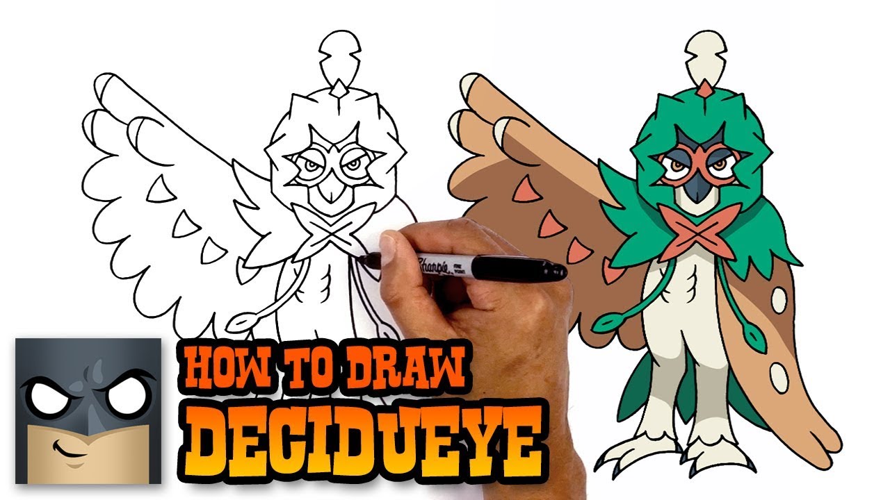 How to Draw Decidueye | Pokemon (Art Tutorial)