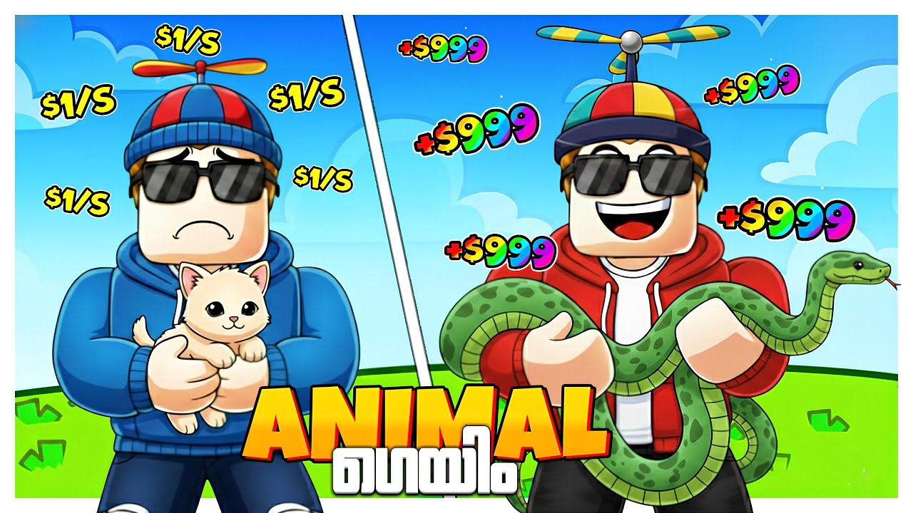 I TURNED INTO A HELICOPTER AND SAVED EVERY ANIMAL IN ROBLOX 🤩..!!