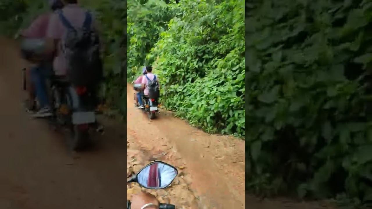 #very dangerous #downhill #Parasnath by bike #parsnath #bike
