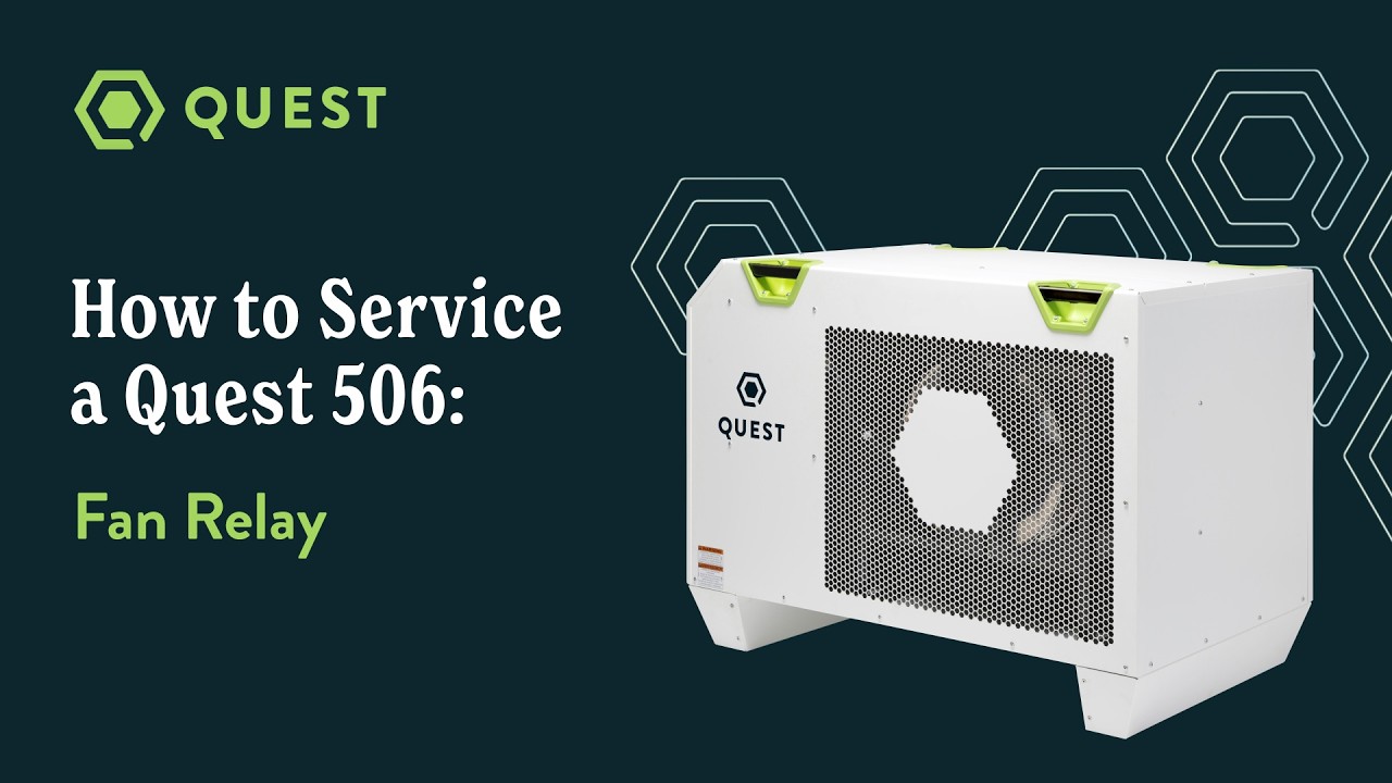 How To Replace the Fan Relay on a Quest 506 Dehumidifier | Quest Climate
